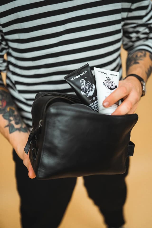 Complete tattoo aftercare and tattoo process solution